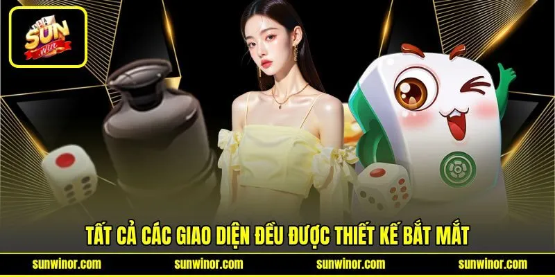 Tất cả các giao diện đều được thiết kế bắt mắt Tất cả các giao diện đều được thiết kế bắt mắt